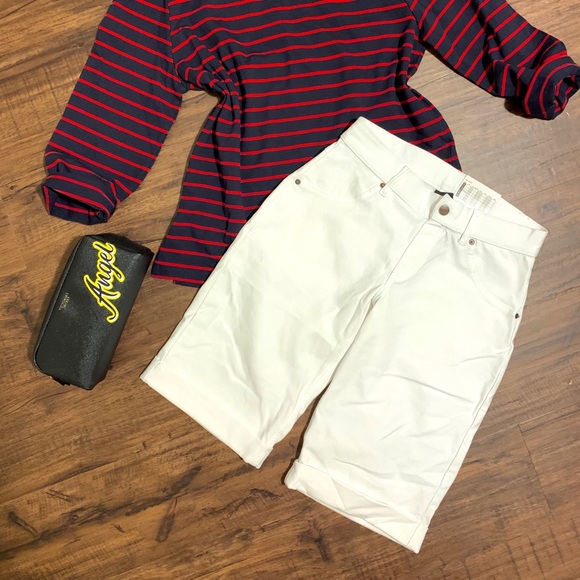 HUE BOYFRIEND SHORT , WHITE , XS - Picture 4 of 8